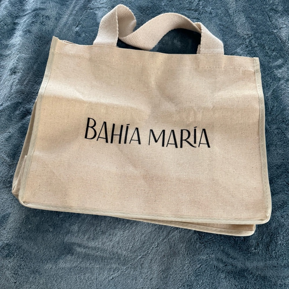 Bahía María canvas Beige Tote Bag